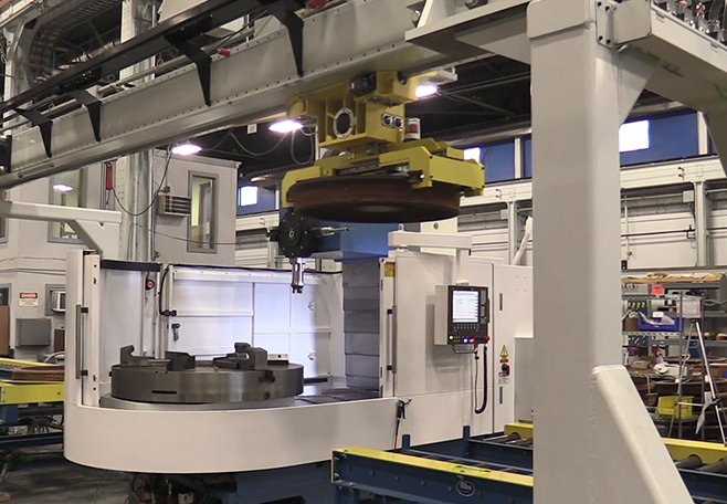 金屬加工件自動上下料